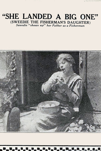 Movie poster for She Landed a Big One (1914)