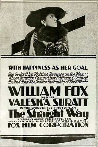 Movie poster for The Straight Way (1916)