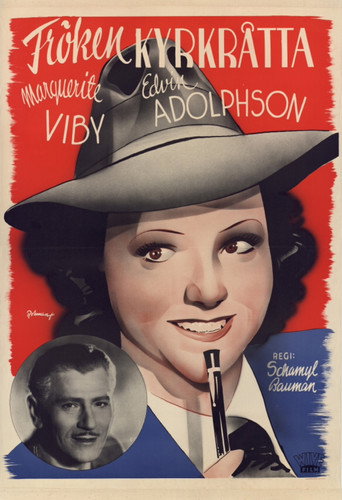 Movie poster for Fröken Kyrkråtta (1941)