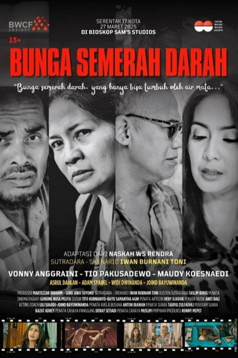 Movie poster for Bunga Semerah Darah (2025)