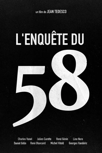 Movie poster for L'Enquête du 58 (1945)