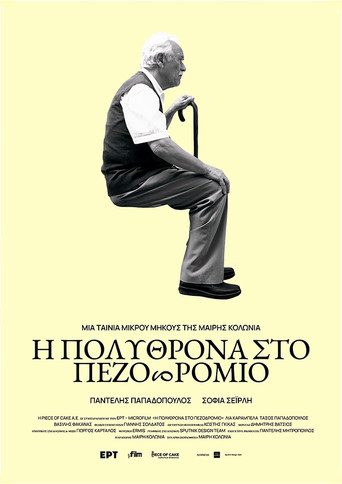 Τhe Armchair on the Pavement poster