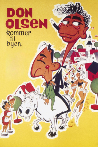 Don Olsen kommer til byen poster