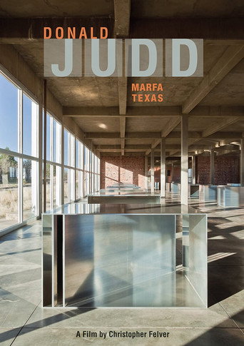 Movie poster for Donald Judd: Marfa Texas (1998)