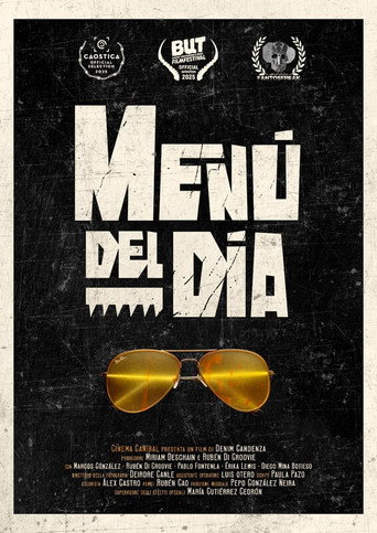 Movie poster for Menú del Día (2025)