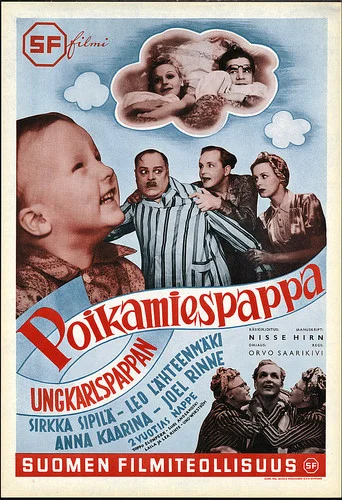 Movie poster for Poikamies-pappa (1941)