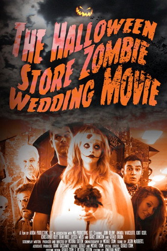 Movie poster for The Halloween Store Zombie Wedding Movie (2016)