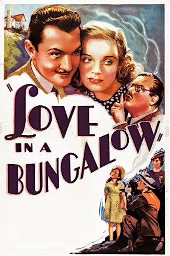 Movie poster for Love in a Bungalow (1937)