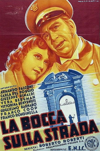 La bocca sulla strada poster