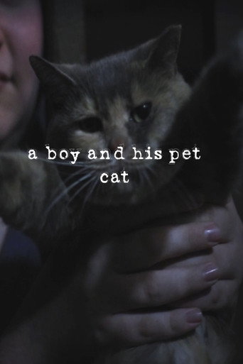 Movie poster for a boy and his pet cat (2019)