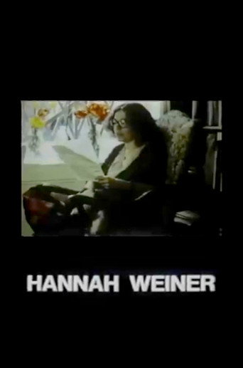 Movie poster for Hannah Weiner (1975)