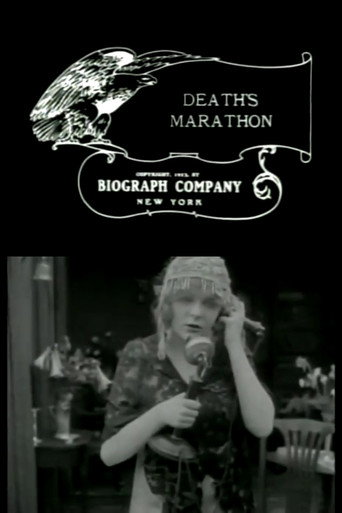 Movie poster for Death's Marathon (1913)