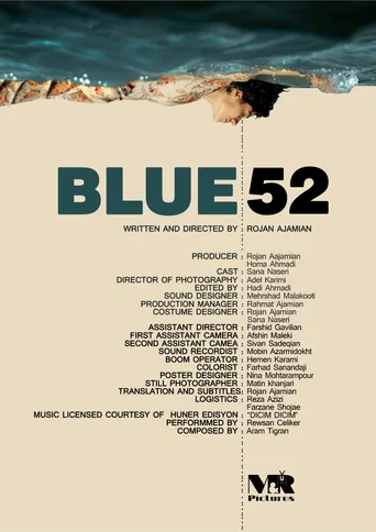Movie poster for Blue 52