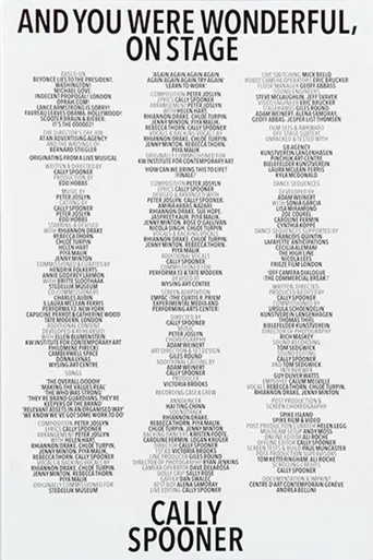 And You Were Wonderful, On Stage poster