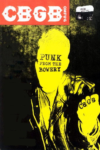 Movie poster for CBGB: Punk From the Bowery (2003)