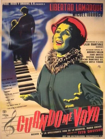 Movie poster for Cuando me vaya (1954)