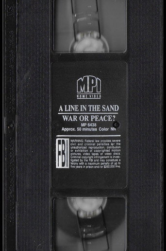 A Line In The Sand War Or Peace With Peter Jennings poster