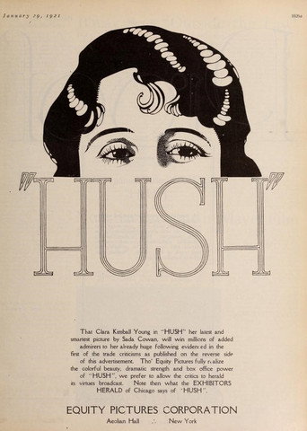Movie poster for Hush (1921)