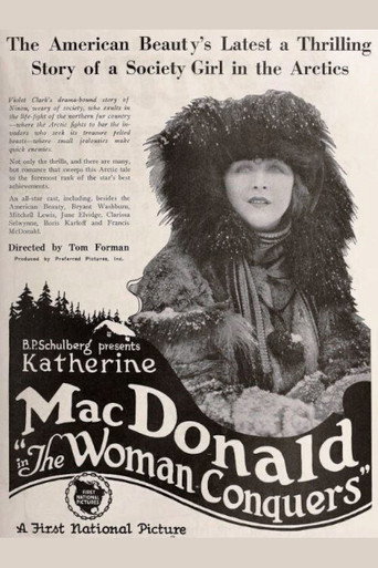 Movie poster for The Woman Conquers (1922)