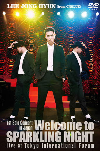 LEE JONG HYUN 1st Solo Concert in Japan Welcome to SPARKLING NIGHT poster