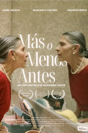 Movie poster for Más o menos antes