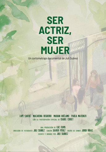 Movie poster for Being an actress, being a woman (2024)
