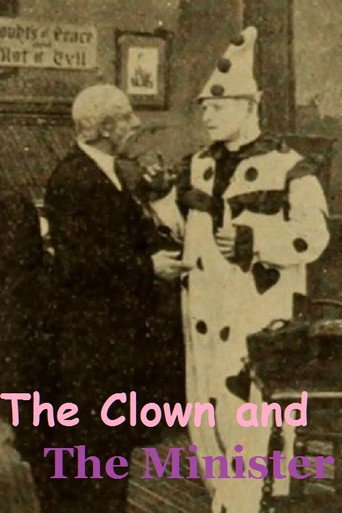 Movie poster for The Clown and the Minister (1910)