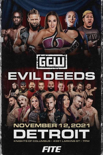 Movie poster for GCW Evil Deeds (2021)