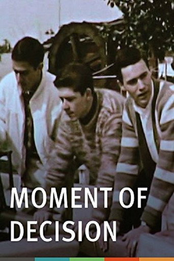 Movie poster for Moment of Decision (1961)
