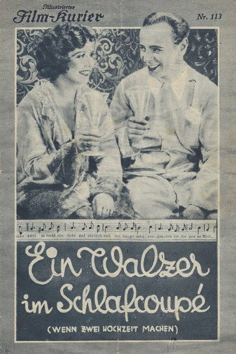 Movie poster for A waltz in the sleeping compartment (1930)