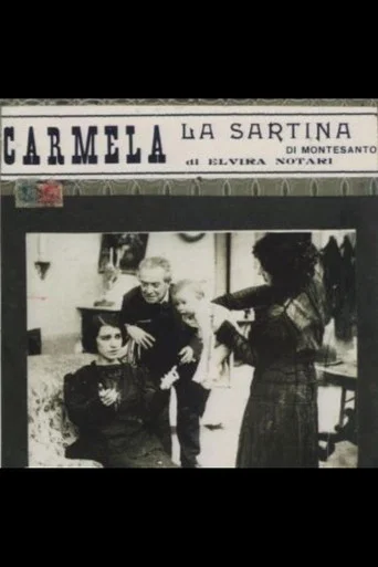 Movie poster for Carmela the Dressmaker of Montesanto (1916)