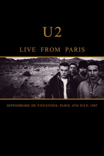Movie poster for U2 Live from Paris (1987)
