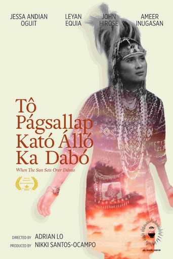 Movie poster for When The Sun Sets Over Davao