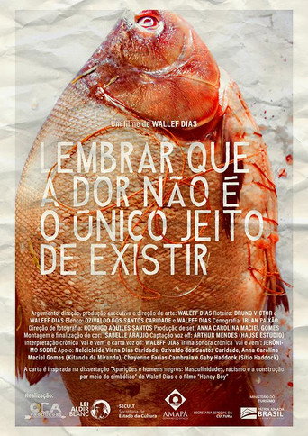 Movie poster for REMIND THAT PAIN IS NOT THE ONLY WAY TO EXIST (2022)