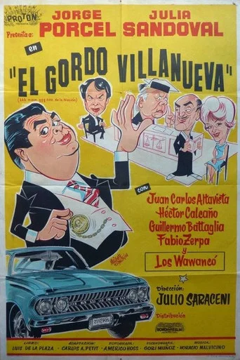 Movie poster for El gordo Villanueva (1964)
