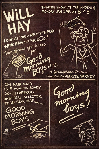 Movie poster for Good Morning, Boys! (1937)