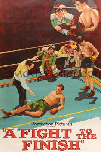 Movie poster for A Fight to the Finish (1925)