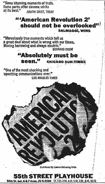 Movie poster for American Revolution 2 (1969)