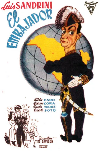 Movie poster for El embajador (1949)