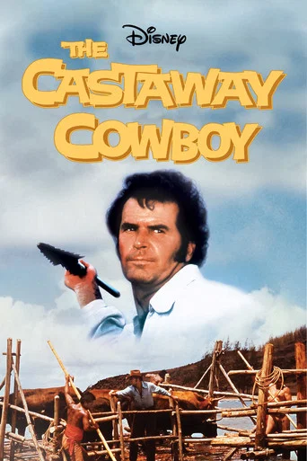Movie poster for The Castaway Cowboy (1974)