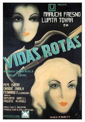 Movie poster for Broken Lives (1935)