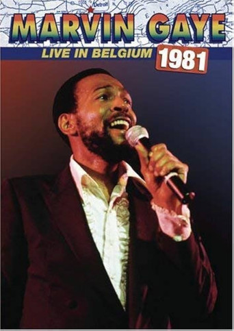 Movie poster for Marvin Gaye Live In Belgium 1981 (2006)