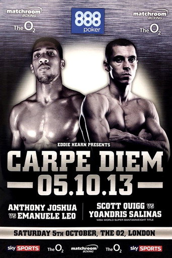 Movie poster for Anthony Joshua vs. Emanuele Leo (2013)