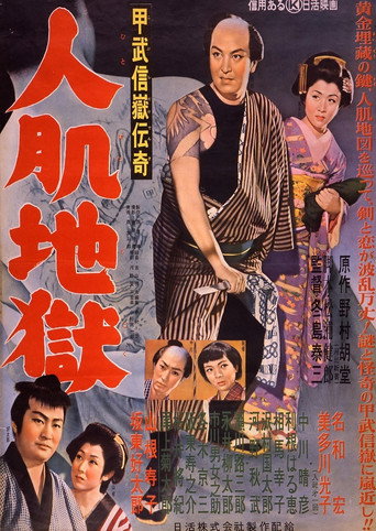Movie poster for Kobushidake denki : hito hada jigoku (1956)