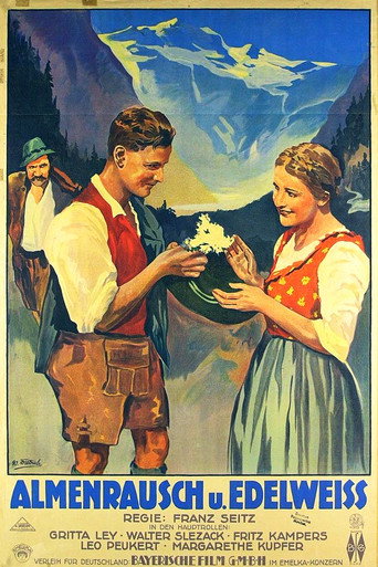 Movie poster for Almenrausch und Edelweiss (1928)