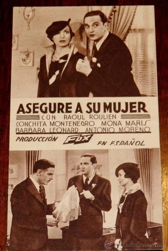 Movie poster for Insure Your Wife (1935)