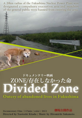 Movie poster for Divided Zone - Outcry of Abandoned Lives in Fukushima (2014)