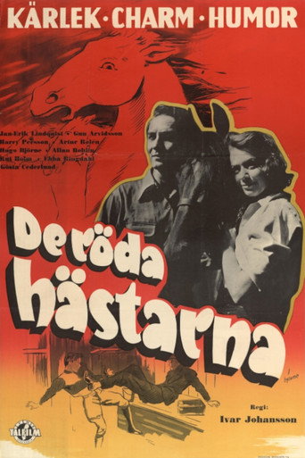 Movie poster for De röda hästarna (1954)