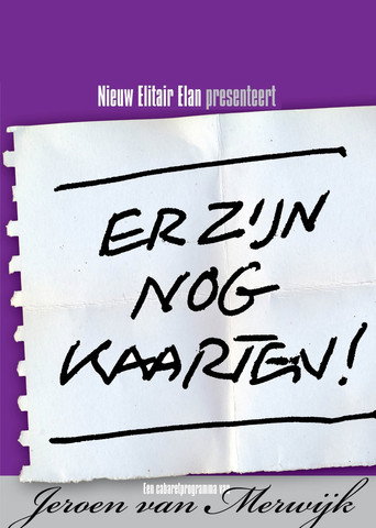 Movie poster for Jeroen van Merwijk: Er Zijn Nog Kaarten! (2021)