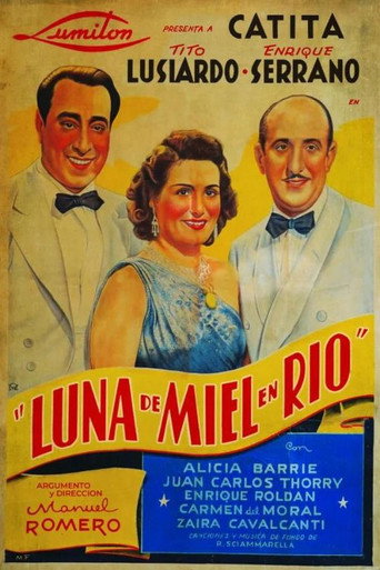 Movie poster for Luna de miel en Río (1940)